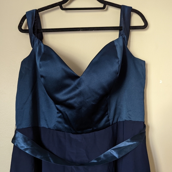 Ashley and Justin Navy 20347 Dress - Picture 7 of 7